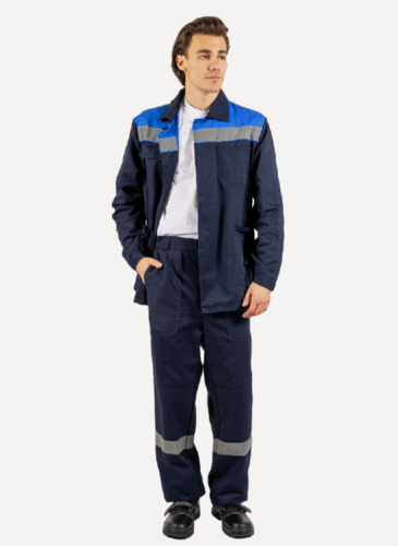 Изображение товара Костюм ФАП "Геракл", мужской, полиэстер/хлопок, размер 120-124, синий, 194-200 рост