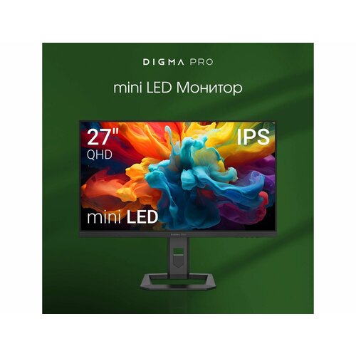 Монитор 27 Digma Pro Action S 2560х1440 180 Гц IPS черный dm27sp06 41849₽