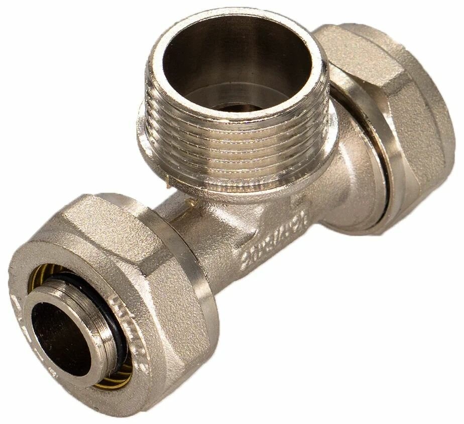 Тройник наружная резьба 26х3/4х26 цена 1шт