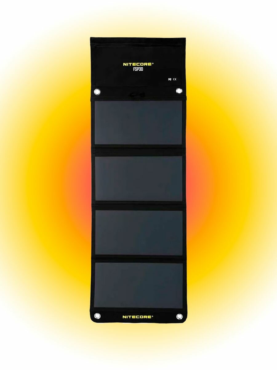 Портативная складная солнечная панель Nitecore FSP30 30W 3 USB выхода
