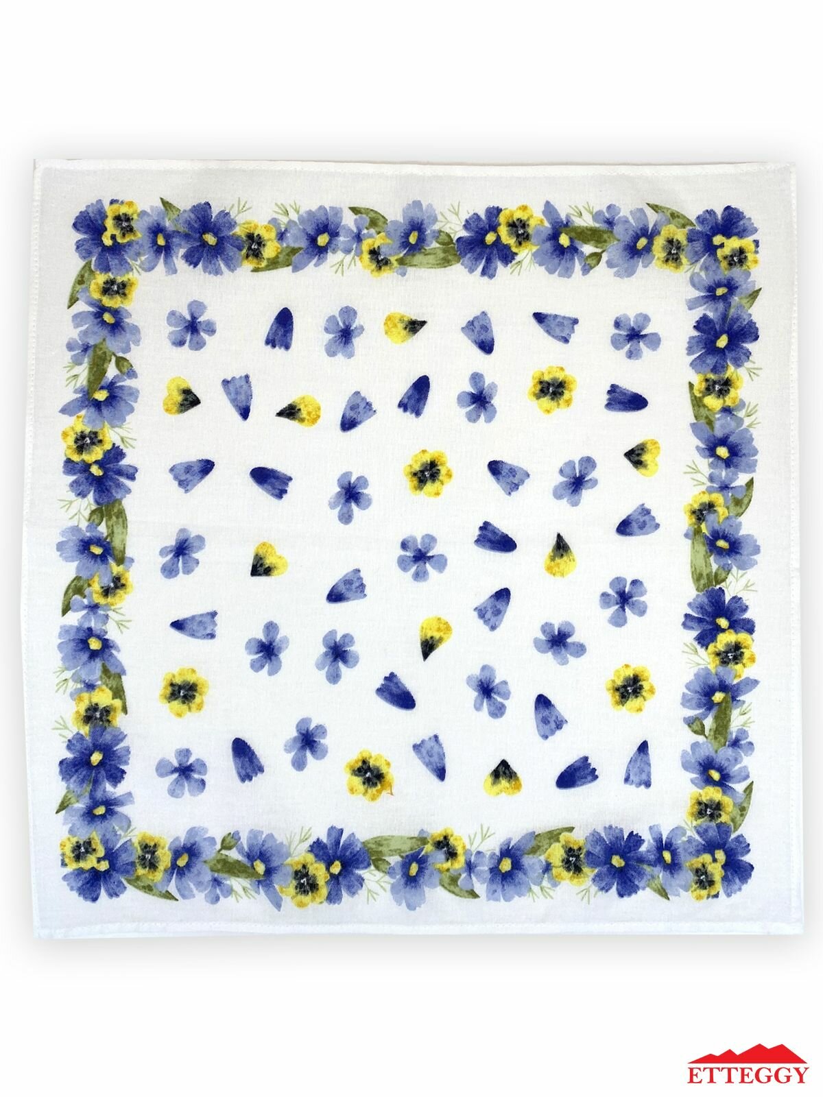 Носовой платок Etteggy, 6 шт., белый — фото 1