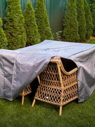 Чехол Malacca Oxford, водоотталкивающий, серый, 160x125x83 см