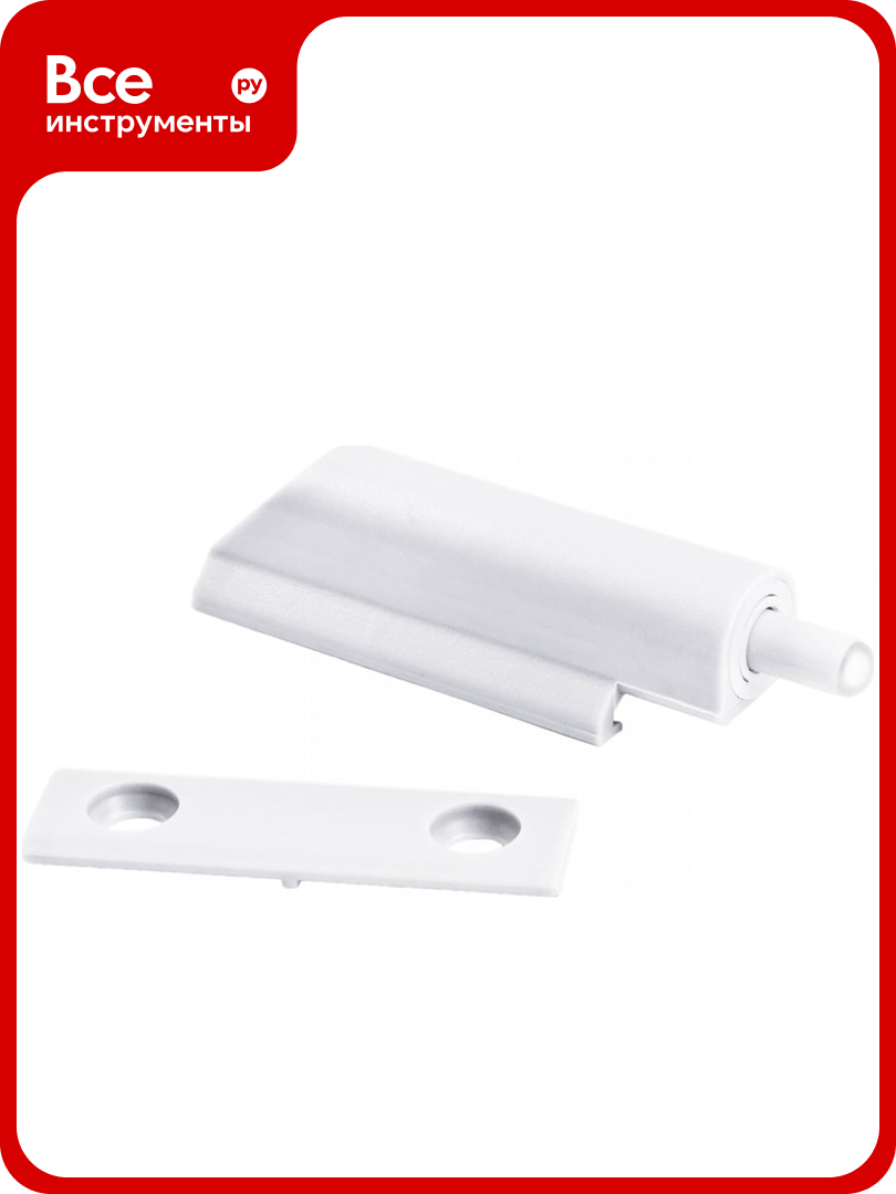 Амортизатор AKS с креплением прямым белый AK 51861