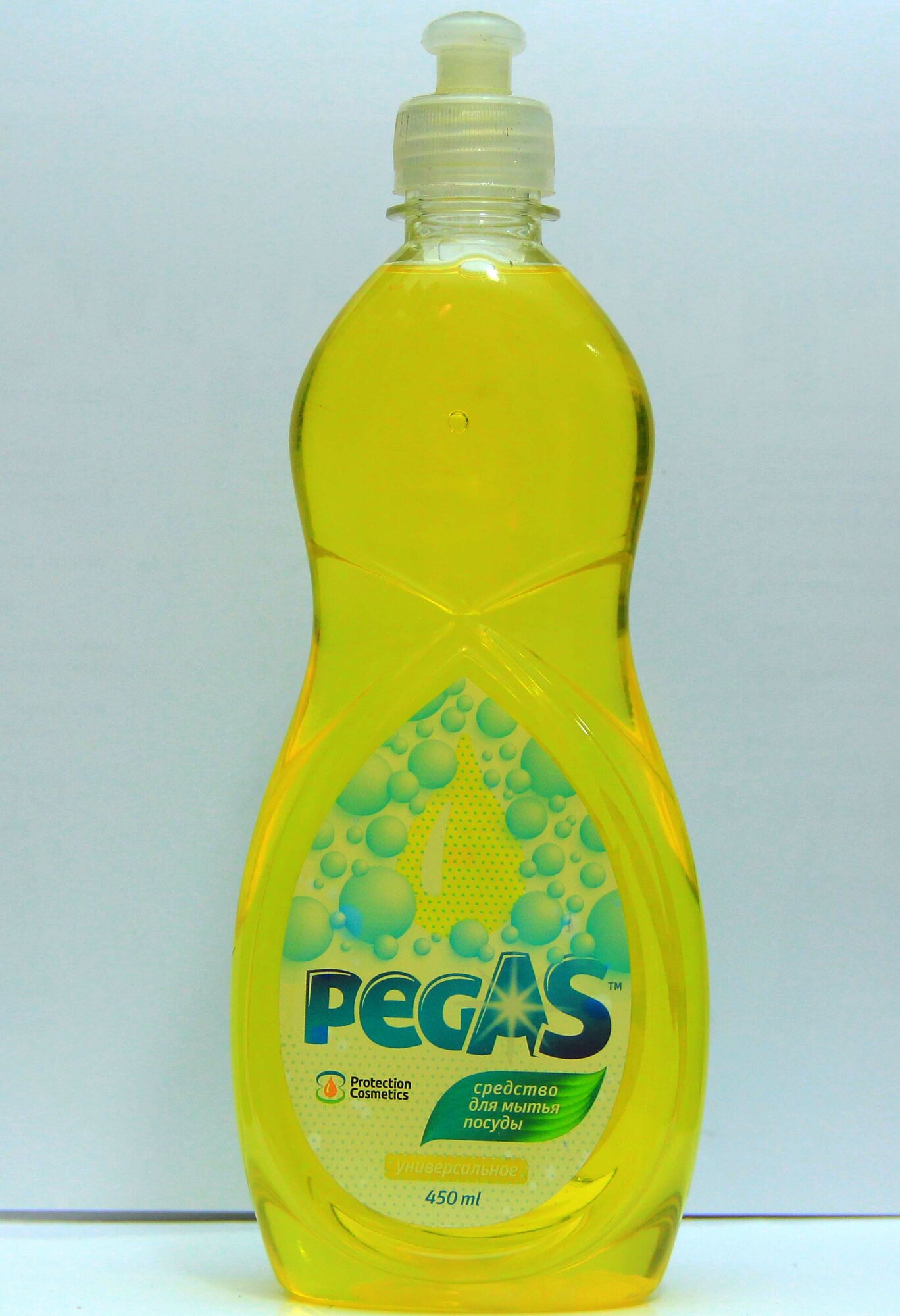 Средство для мытья посуды Pegas, универсальное, жидкость, 450мл — фото 1