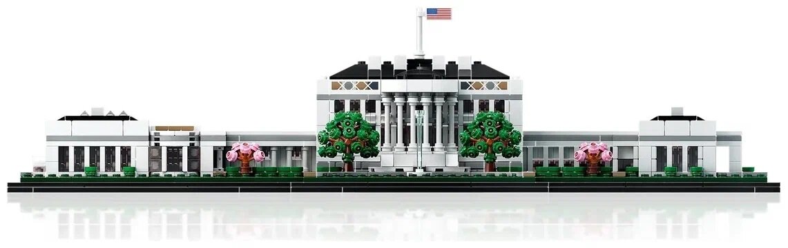 Конструктор LEGO Architecture Белый дом, 1483 детали (21054) - фото №2