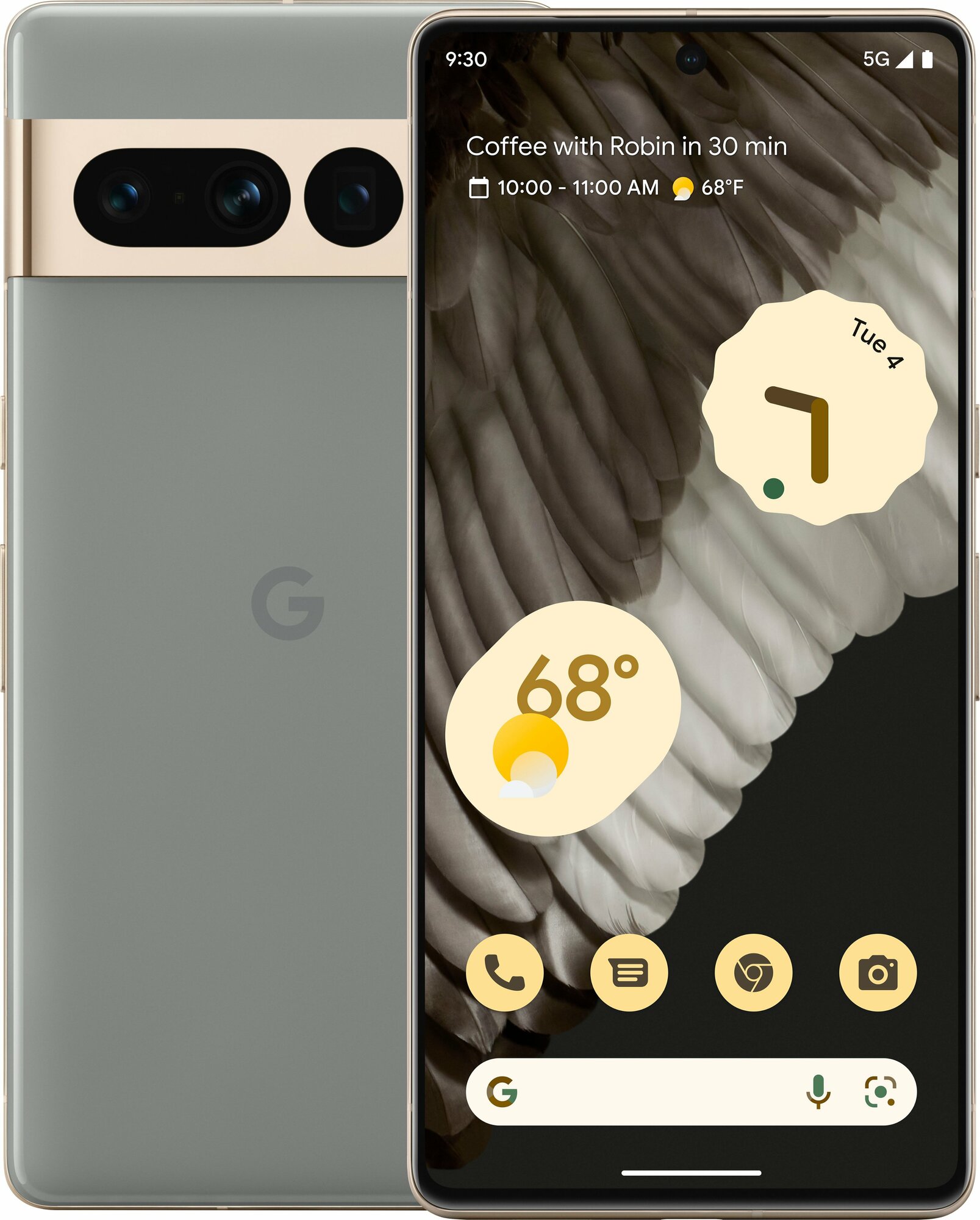 Смартфон Google Pixel 7 Pro 12/128 ГБ USA, nano SIM+eSIM, ореховый