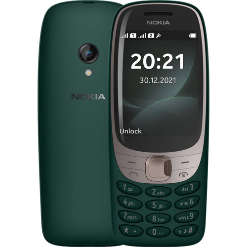 Телефон Nokia 6310 2021, 2 SIM, зелeный