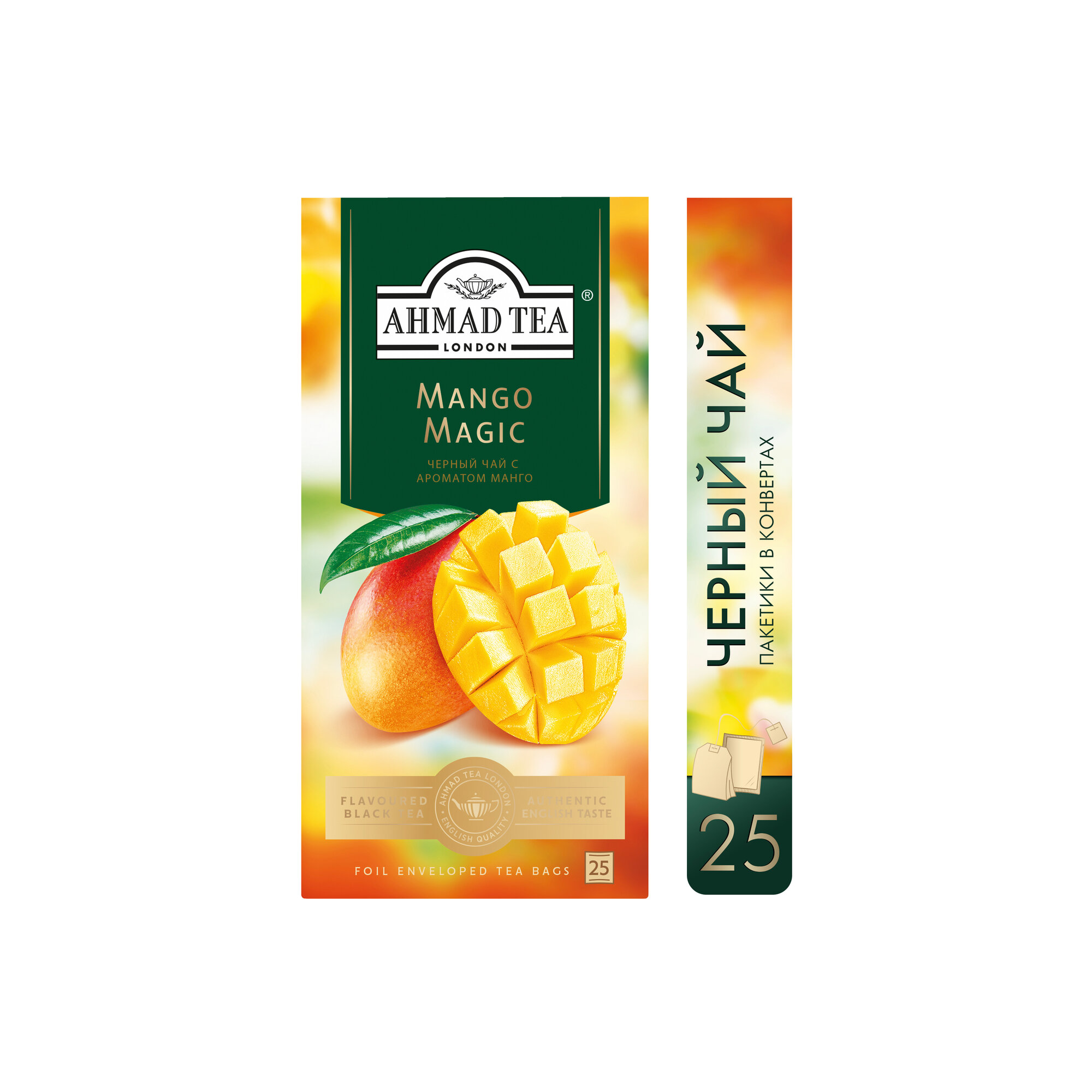 Чай черный Ahmad Tea Mango Magic, 25 пакетиков