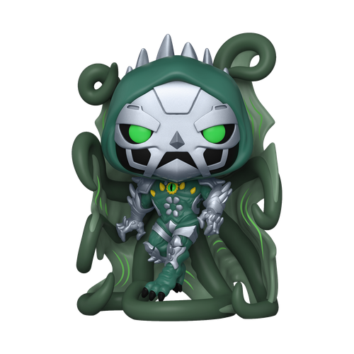 Фигурка Funko Bobble Marvel Mech Strike Monster Hunters Dr. Doom (990) 61522, 10 см фигурка funko pop bobble marvel mech strike monster hunters thanos 993 61525