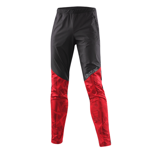 брюки Loffler, размер 48, черный, красный