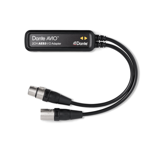 Audinate ADP-AES3-AU-2X2 - Dante AVIO AES3 2x2 адаптер для подключения к аудиосети Dante, 2 вх./2 вых. AES3
