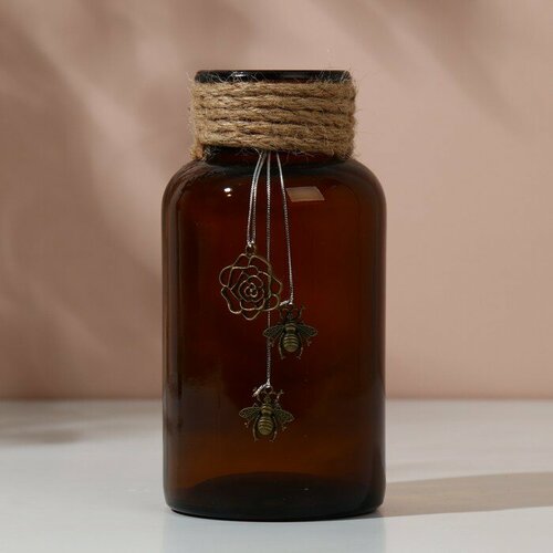 SUI Ваза коричневая 500 мл 796₽