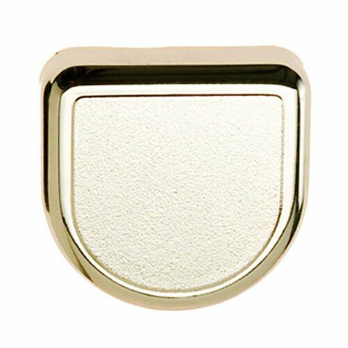 Крышка декоративная для петли стеклянного фасада d-образная хром Astil