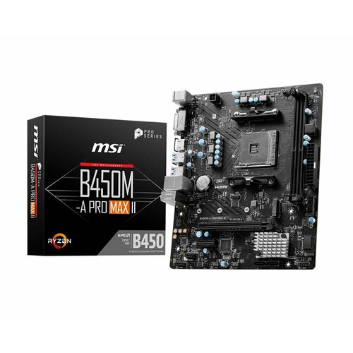 Материнская плата MSI B450M-A PRO MAX II 1415600₽