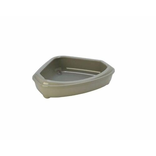 Moderna туалет-лоток угловой Corner Tray 55x45x13h см, серый