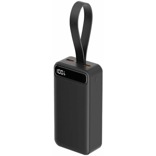 Универсальный внешний аккумулятор Deppa NRG Tubro 30000мAч черный 33639 426500₽