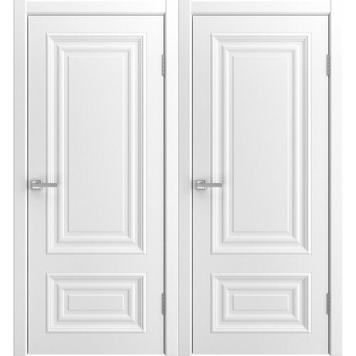 Межкомнатная дверь Ульяновская Альберо-2 эмаль белая (700х2000, Белый) межкомнатная дверь альберо геометрия 5 белое эмаль белая
