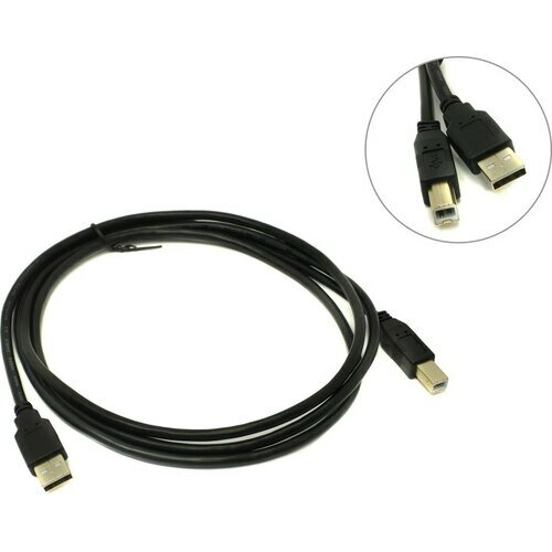 Кабель Defender USB A-USB B, M-M 1,8м Black (usb04-06) - фото №13