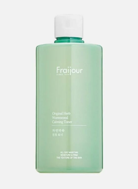 Fraijour Тонер для лица AHA-/bha-кислоты Original Herb Wormwood Calming Toner, 500 мл