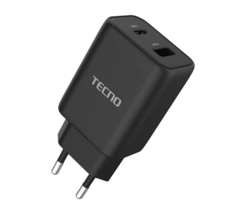 Сетевое зарядное устройство TECNO Charger TCW-E30D-33W Чёрный