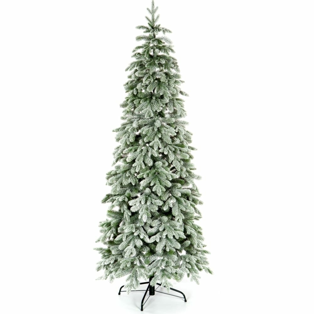 Ель искусственная Crystal Trees KP61150 150 см зеленая заснеженная - фото №6