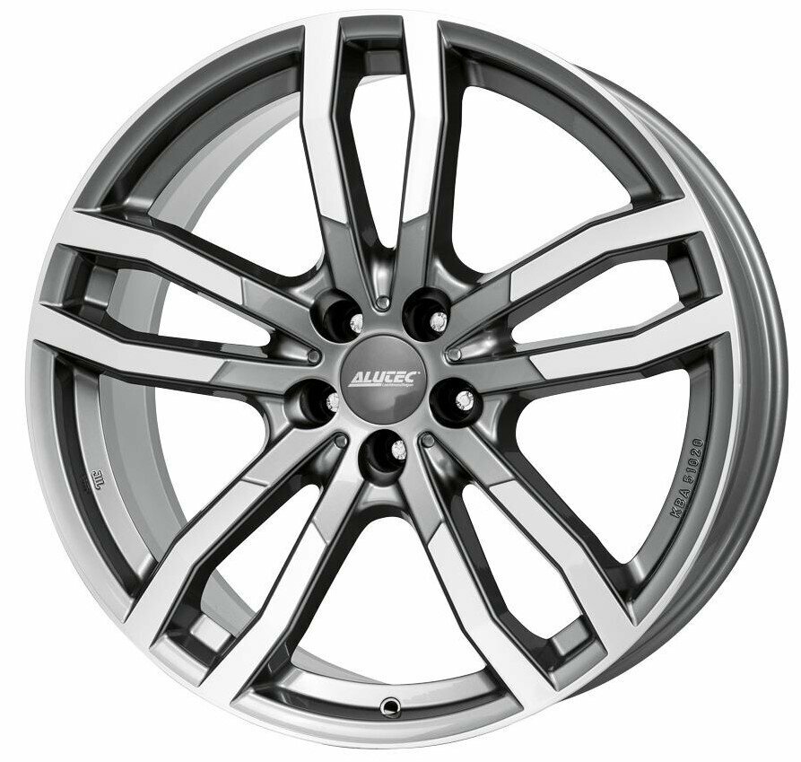 Колёсный диск Alutec DriveX 21x9,5j 5x112 ET53 D66,6 Metal Grey Front Polished