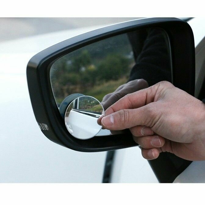 Изображение Автомобильное зеркало для слепых точек, прозрачное вспомогательное зеркало заднего вида, 2 шт.