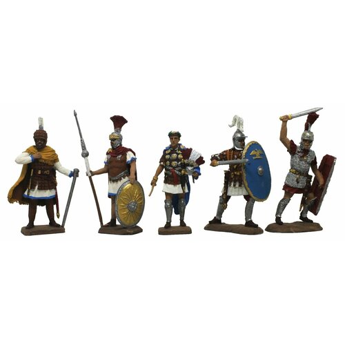 фото "римляне центурионы" №1нв (5 э) набор оловянных солдатиков сувенирный покрас в картонной коробке strong style
