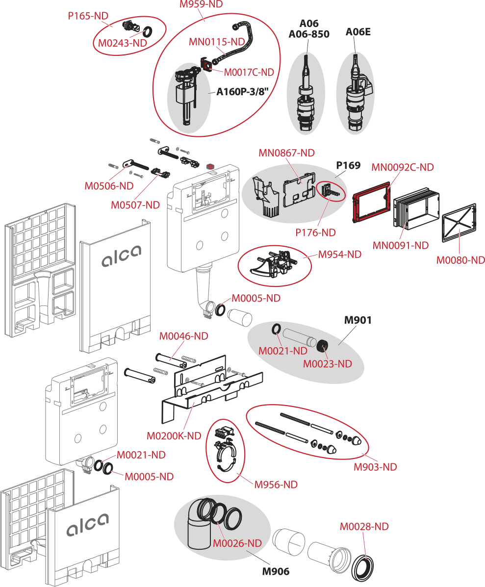 Смывной бачок Alcaplast - фото №18