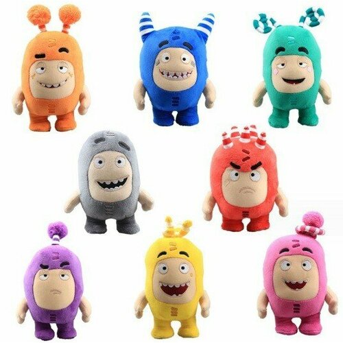 Набор из 8 мягких игрушек Чуддики - Oddbods (12см)