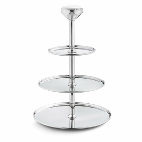 Фруктовница трехъярусная Georg Jensen Альфредо 30 см