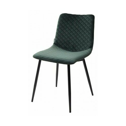 Стул TINTIN BLUVEL-78 GREEN / черный каркас