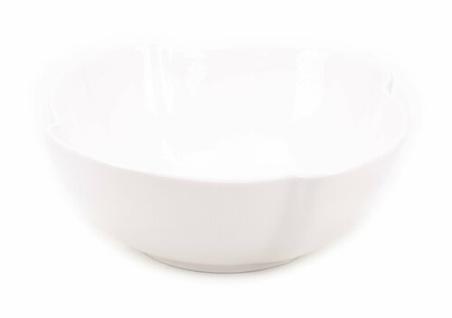 Салатник Nouvelle Home / Нувель Хоум Маршмеллоу 0530124 из фарфора, белый, 700мл, диаметр 18см / столовая посуда