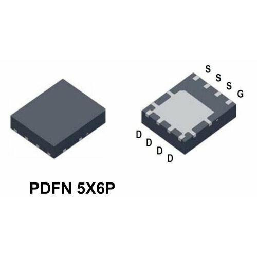Микросхема PK6B0SA N-Channel MOSFET 30V 56A PDFN 5X6P