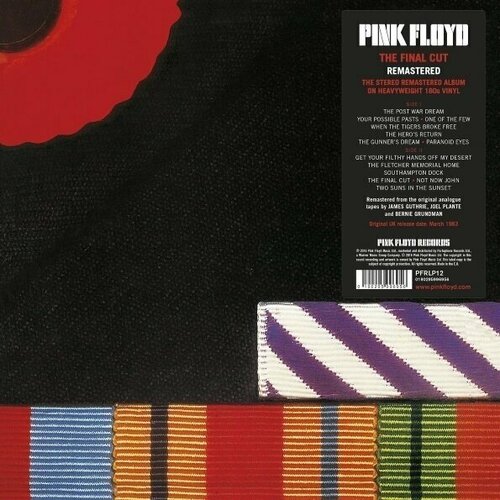 Pink Floyd The Final Cut Lp pink floyd the final cut lp