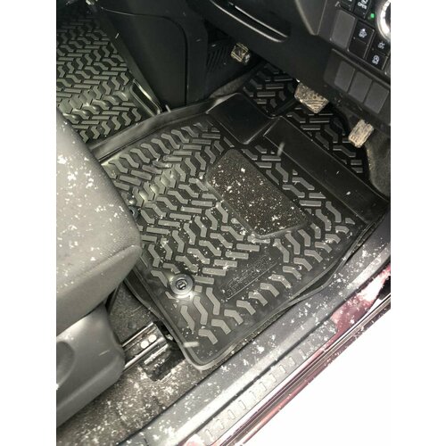 Коврики Aileron в салон автомобиля полиуретан Toyota Roomy (Правый руль) (2016 -) (3D с подпятником) (Крепеж)