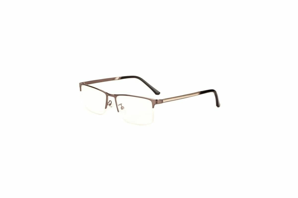 Готовые очки Farsi 6644 С2 BROWN-SILVER -3.00