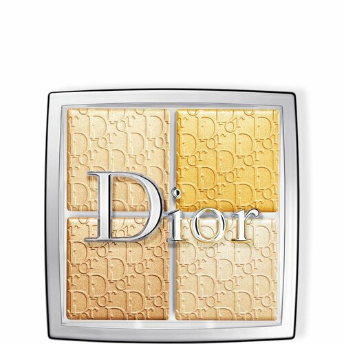 палетка для макияжа лица и глаз holographic glow palette Компактная сияющая пудра-румяна для лица 3 Чистое золото Dior Backstage Glow Face Palette