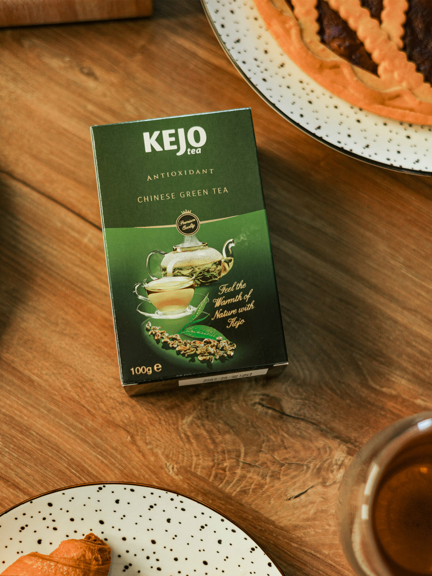 Чай зеленый ANTIOXIDANT CHINESE GREEN TEA KejoTea, 100гр - фотография № 12