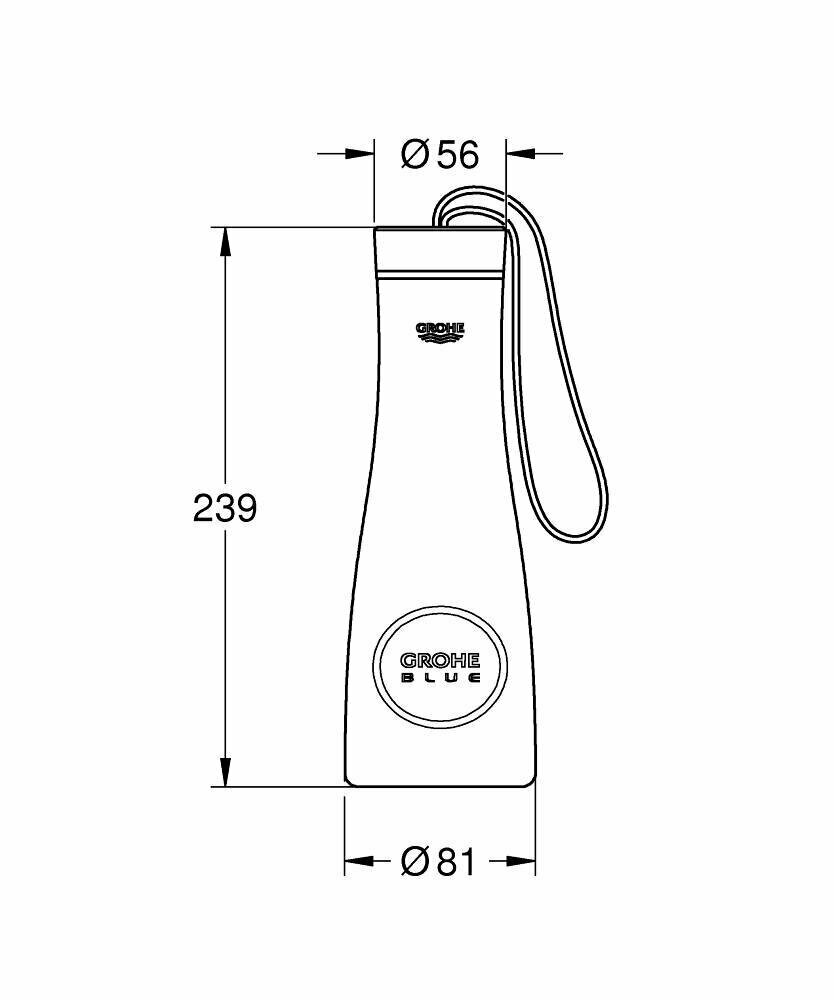 Бутылка для воды GROHE - фото №9