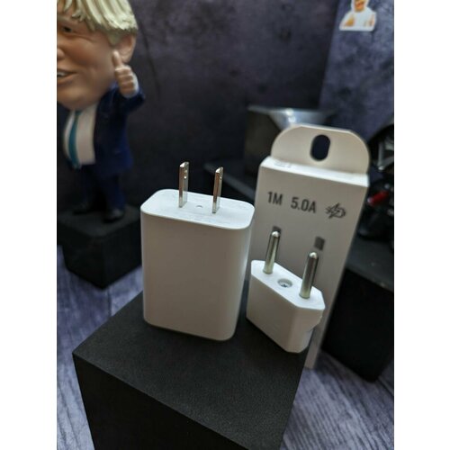 Google Pixel 18w оригинальное зарядное устройство с переходником, блок оригинал поставка США + кабель копия