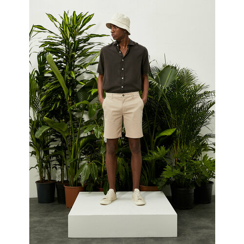 фото Шорты koton, размер 54, коричневый