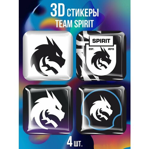 3D стикеры Team Spirit Dota Дота