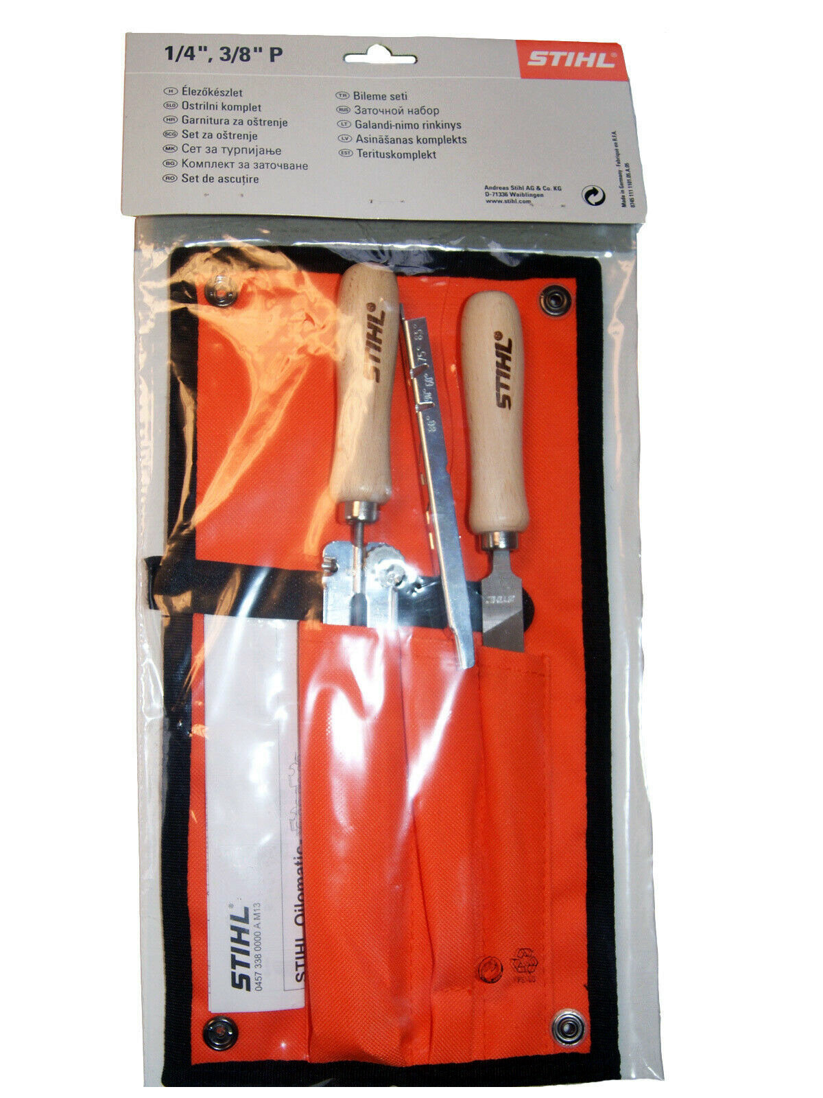 STIHL Заточка цепи бензопилы набор 1/4", 3/8"P, (Ф4мм.), 56050071027