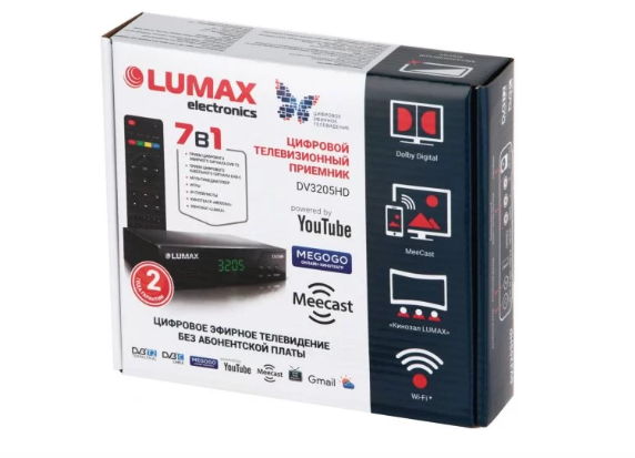 Ресивер DVB-T2 LUMAX - фото №17