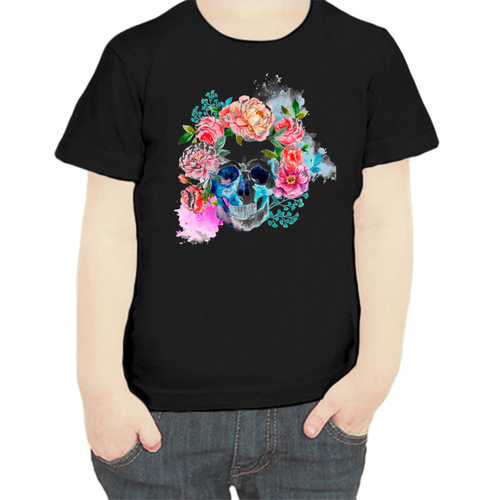 фото Футболка , размер 104, черный нет бренда