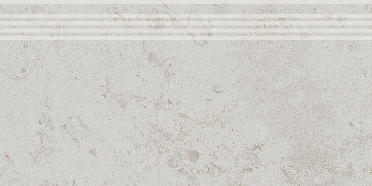 фото DD205320R/GR Ступень Про Лаймстоун серый светлый натуральный обрезной 30x60x0,9