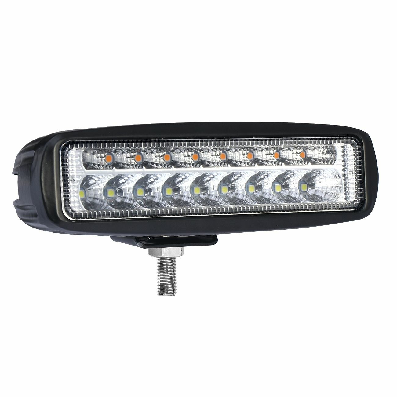 Фара Led 18LED(3W) -54W 3х. реж.1(поворотник желтый) 2(стробоскоп белый)3 (ходовые огни)