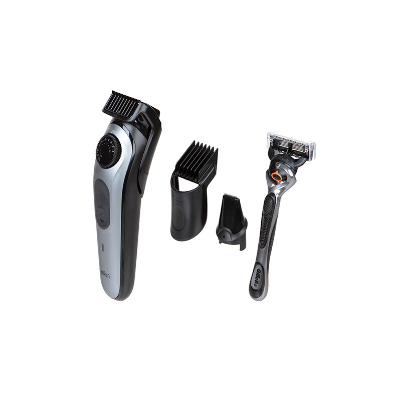 Триммер для бороды Braun BT5360 + Бритва Gillette - фото №8