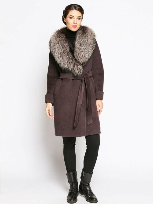 Пальто  Prima Woman, размер 48, коричневый